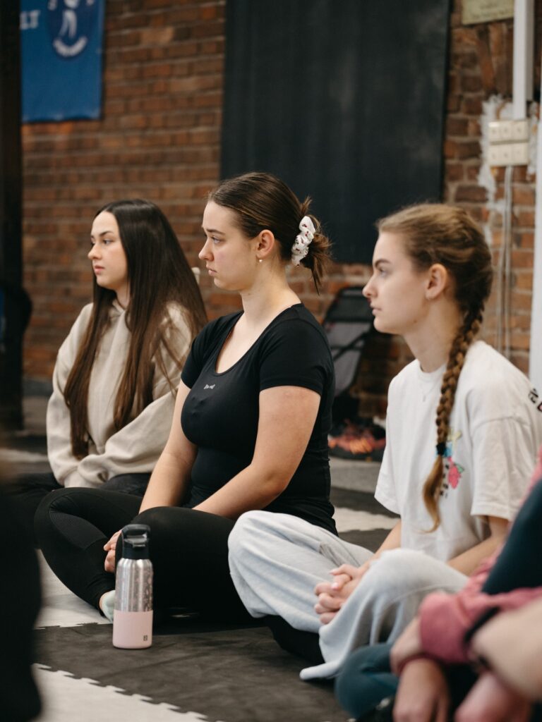 Moterų savigynos dirbtuvės Kaune. Dalyvės mokosi gynybos technikos dirbdamos poromis profesionalioje salėje su treniruočių kilimėliais ir bokso maišais. Lygiosios savigynos dirbtuvės siūlo savigynos pamokas moterims, kuriose išmoksite apsiginti realiose situacijose.